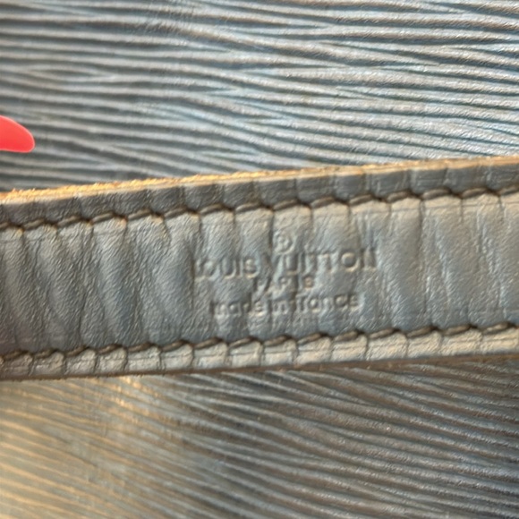 LOUIS VUITTON NOÊ BUCKET BAG IN TOLEO BLUE STRIATED EPI LEATHER W/ COA - Picture 8 of 13